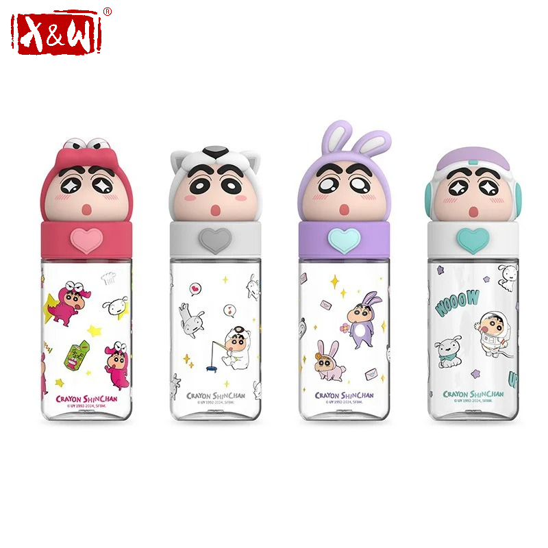 Portable Bottle Warmer - X&W Crayon Shin-Chan 500ml Kinderwaterfles Tritan