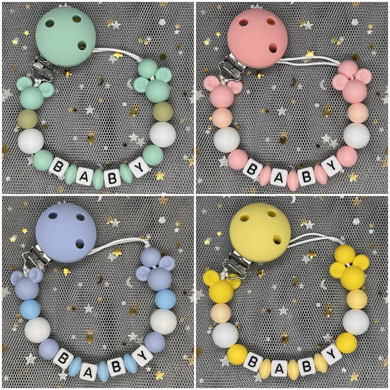 Zwitsal Baby Products - Babyfopspeenclip Gepersonaliseerde naam Dummy Tepelhouder Kettingen