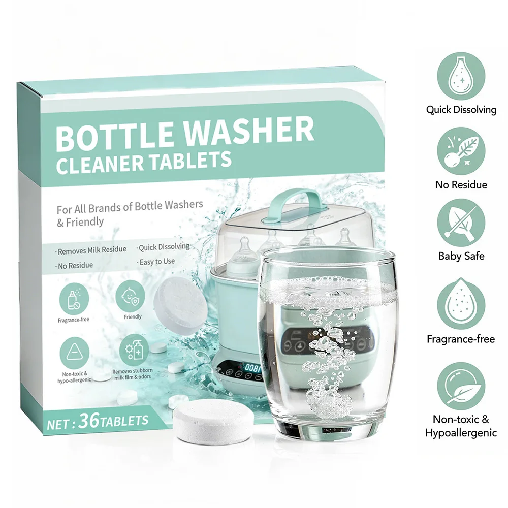 Zwitsal Baby Products - Ontkalktabletten voor babyflessen Kalkafzettingverwijderaar Reinigingstabletten voor