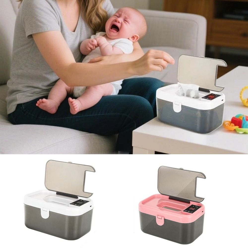 Baby Wipe Warmer - Snelle verwarming babydoekjeswarmer met digitaal display,