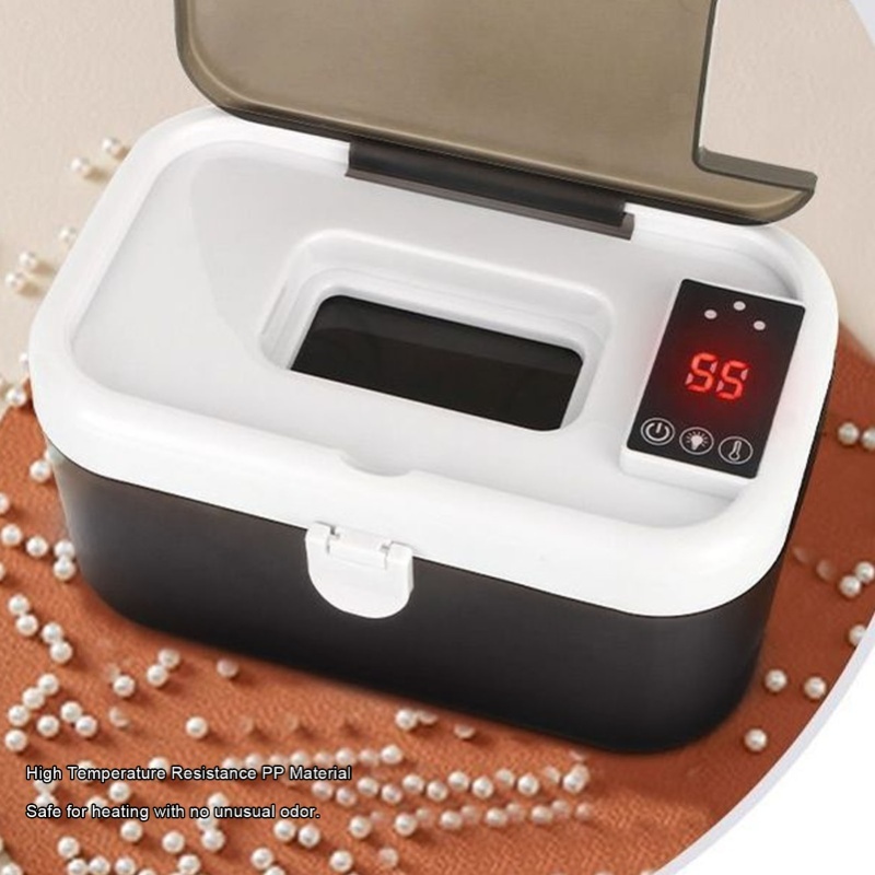 Witte babydoekjeswarmer met bo - Baby Wipe Warmer recensie en prijs