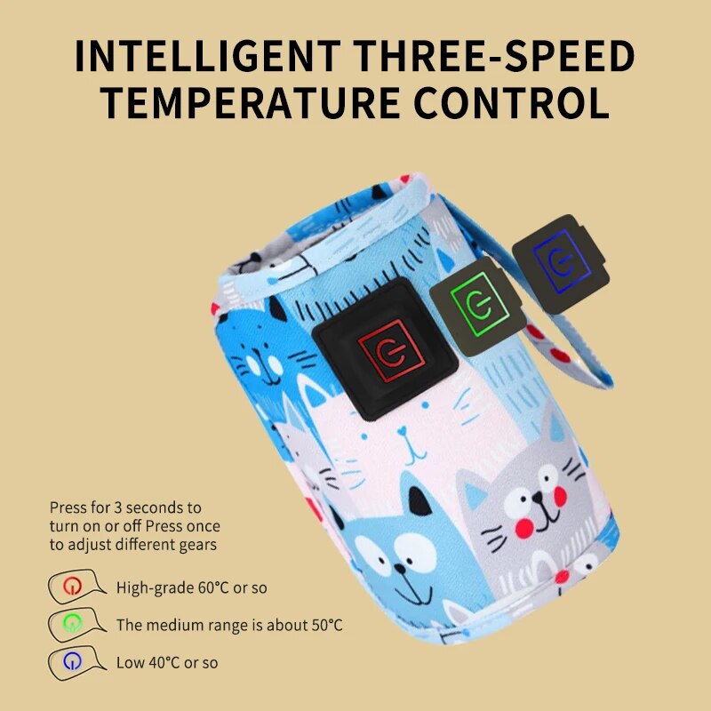 1PCS USB-melkverwarmer Constan - Portable Bottle Warmer recensie en prijs